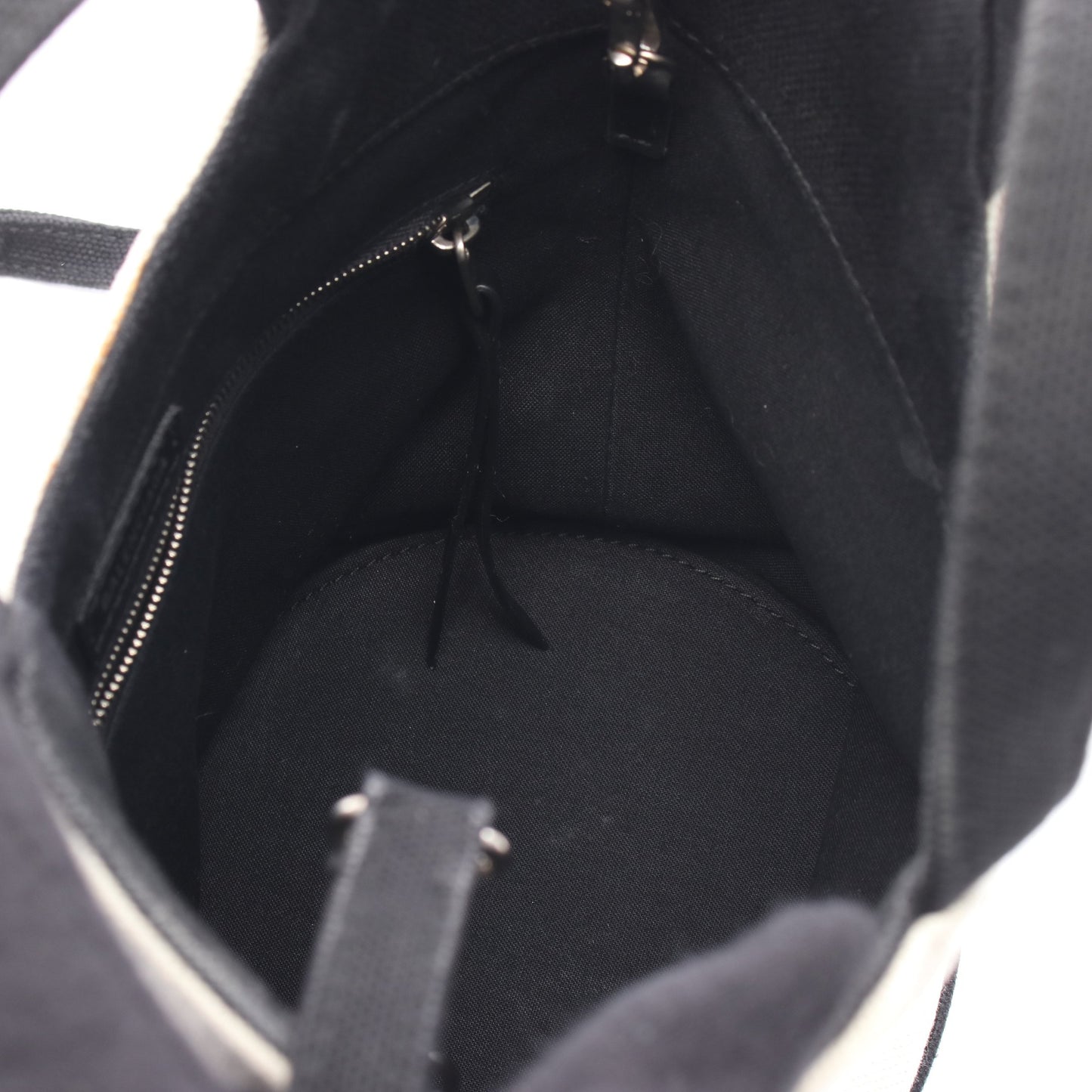 Wave XS ハンドバッグ キャンバス オフホワイト ブラック 2WAY バレンシアガ バッグ BALENCIAGA