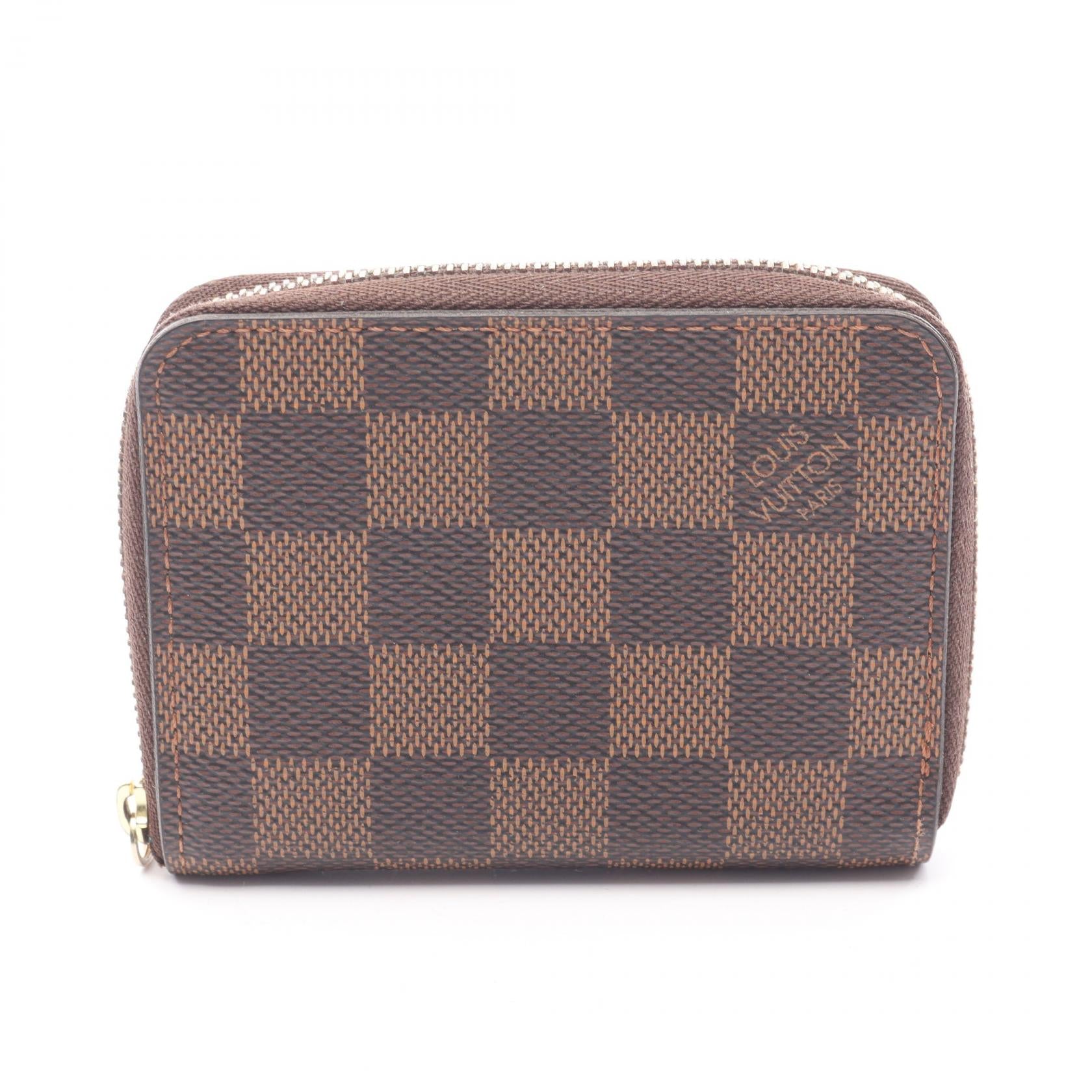 ジッピーコインパース ダミエエベヌ コインケース PVC ブラウン ルイヴィトン 財布・小物 LOUIS VUITTON