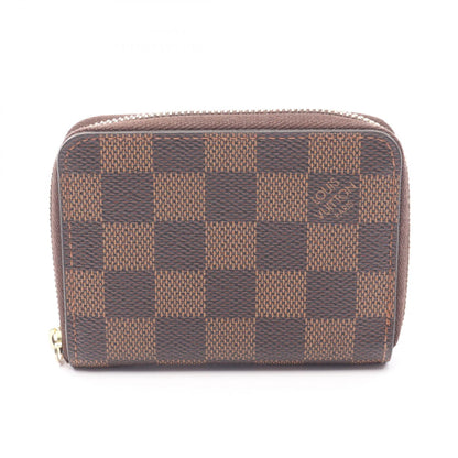 ジッピーコインパース ダミエエベヌ コインケース PVC ブラウン ルイヴィトン 財布・小物 LOUIS VUITTON