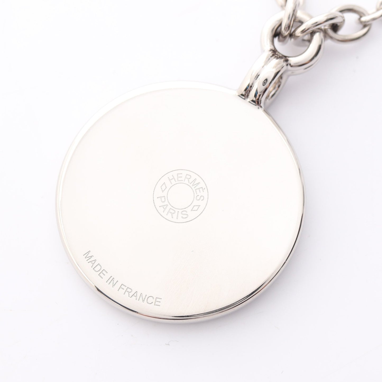 OP'H メダイユ ネックレス シルバー イエロー エルメス アクセサリー HERMES