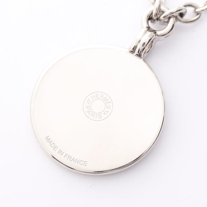 OP'H メダイユ ネックレス シルバー イエロー エルメス アクセサリー HERMES