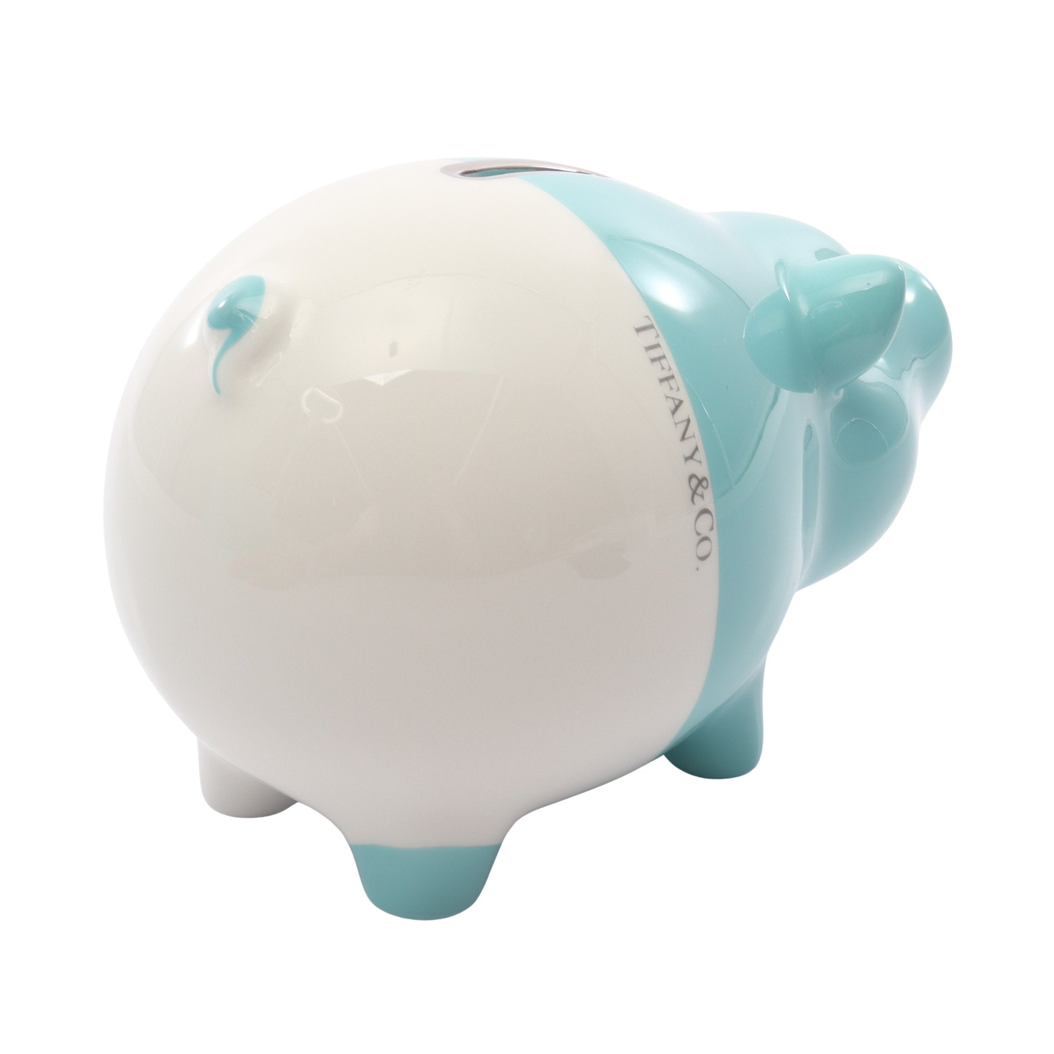 TIFFANY&Co. ティファニー ピギーバンク 陶器 金 の 豚 貯金 箱