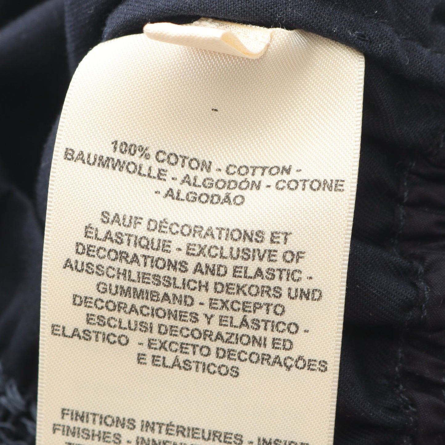 Veste taille brodee a smocks テール ブロデ ア スモック ジャケット コットン ダークネイビー 25SS エルメス アウター HERMES