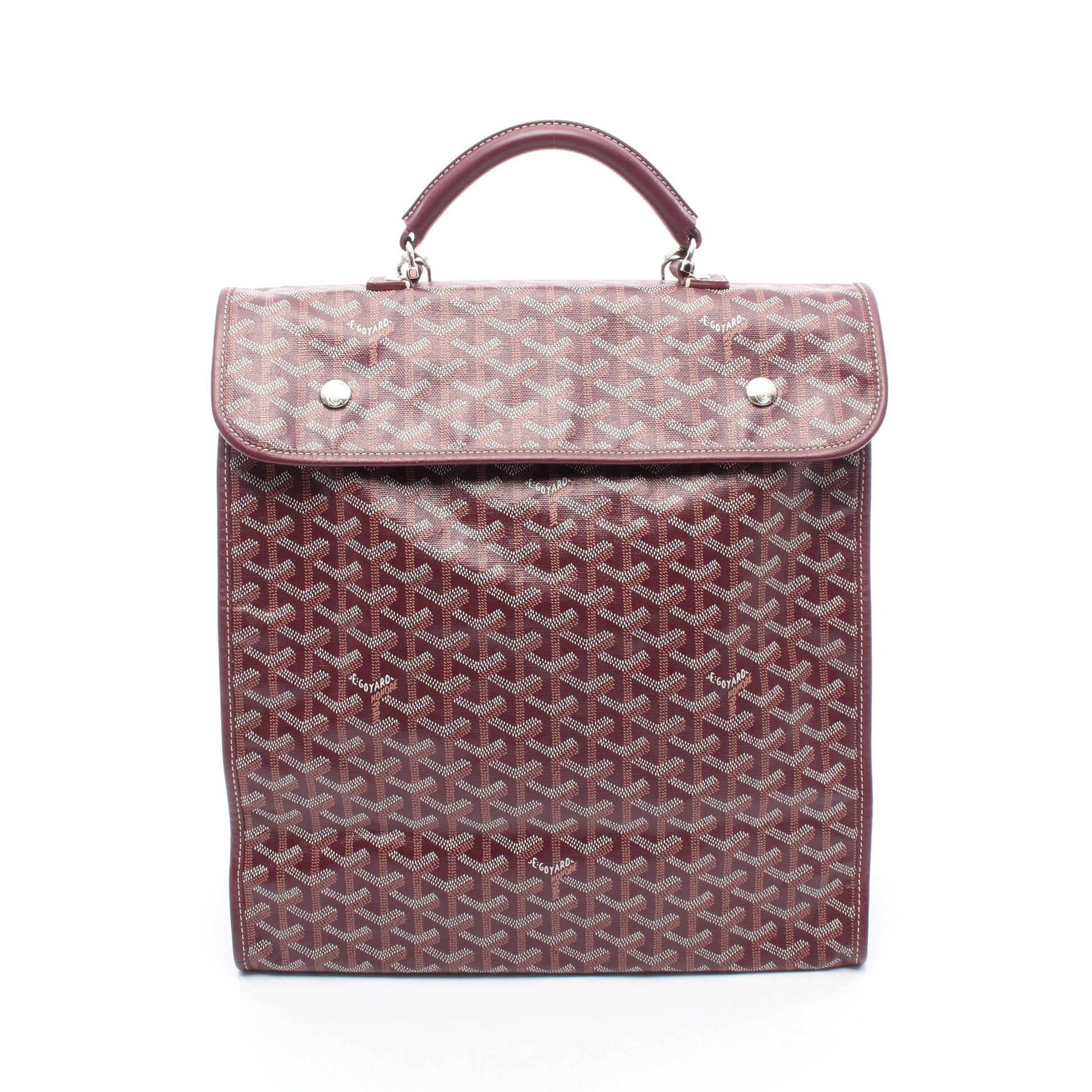 サンレジェ バックパック リュックサック コーティングキャンバス バーガンディ ゴヤール バッグ GOYARD