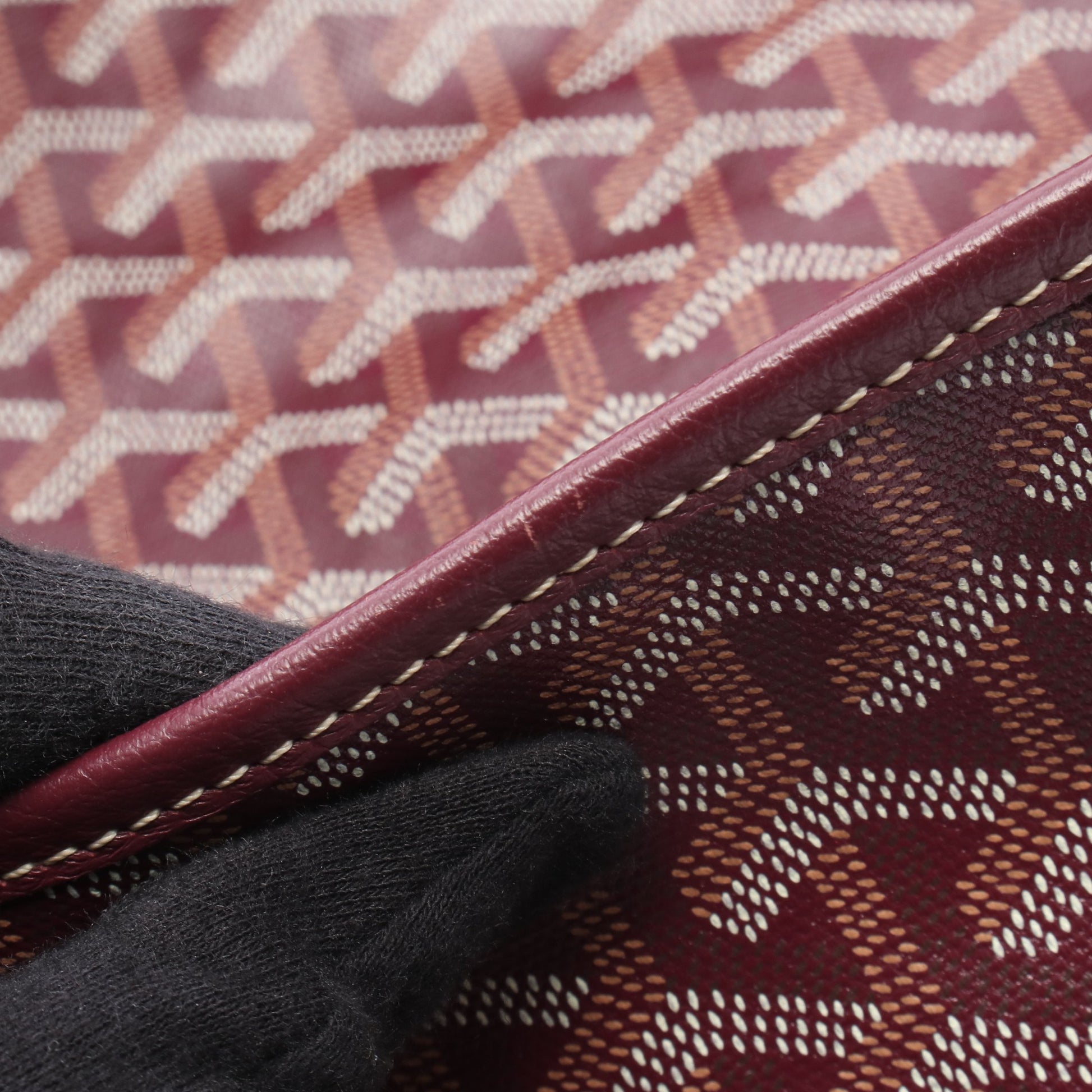 サンレジェ バックパック リュックサック コーティングキャンバス バーガンディ ゴヤール バッグ GOYARD