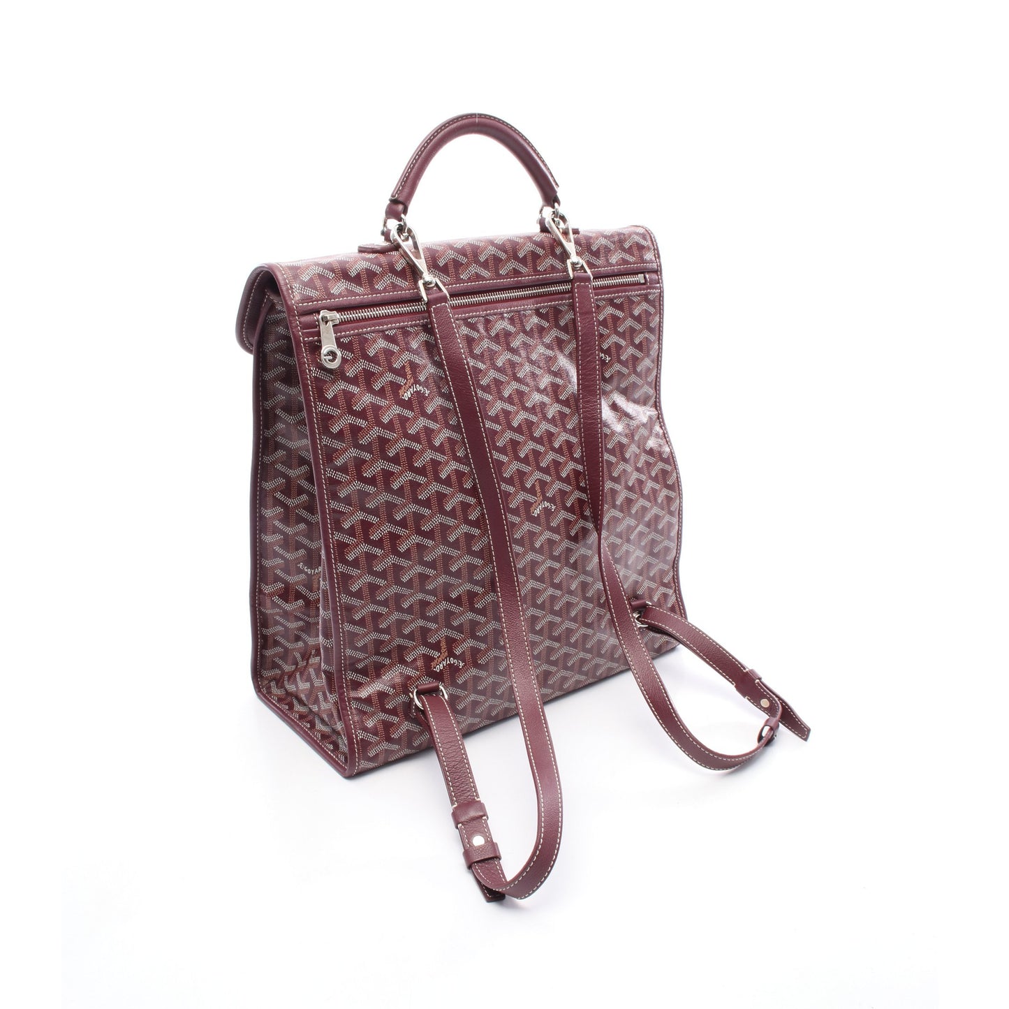 サンレジェ バックパック リュックサック コーティングキャンバス バーガンディ ゴヤール バッグ GOYARD
