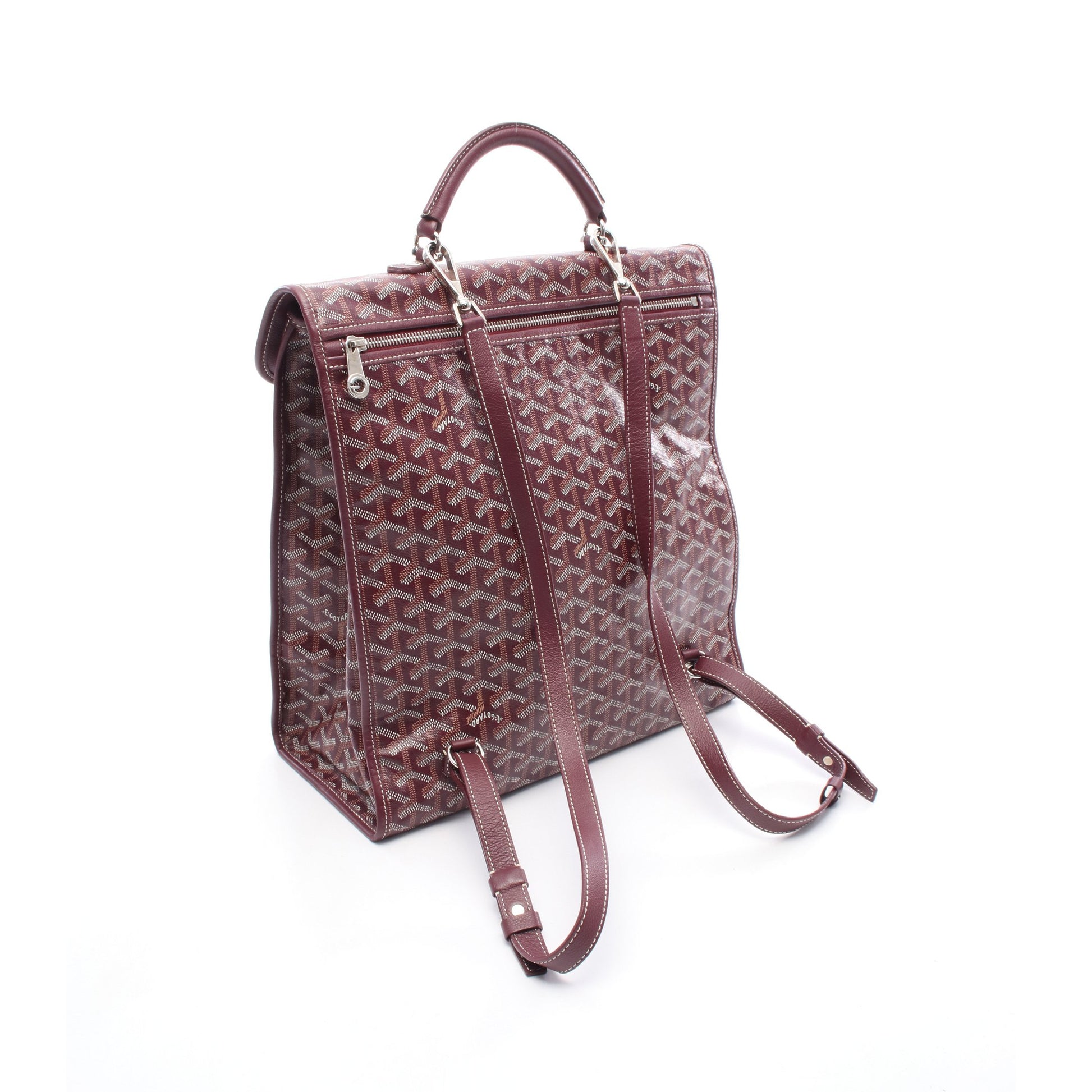サンレジェ バックパック リュックサック コーティングキャンバス バーガンディ ゴヤール バッグ GOYARD