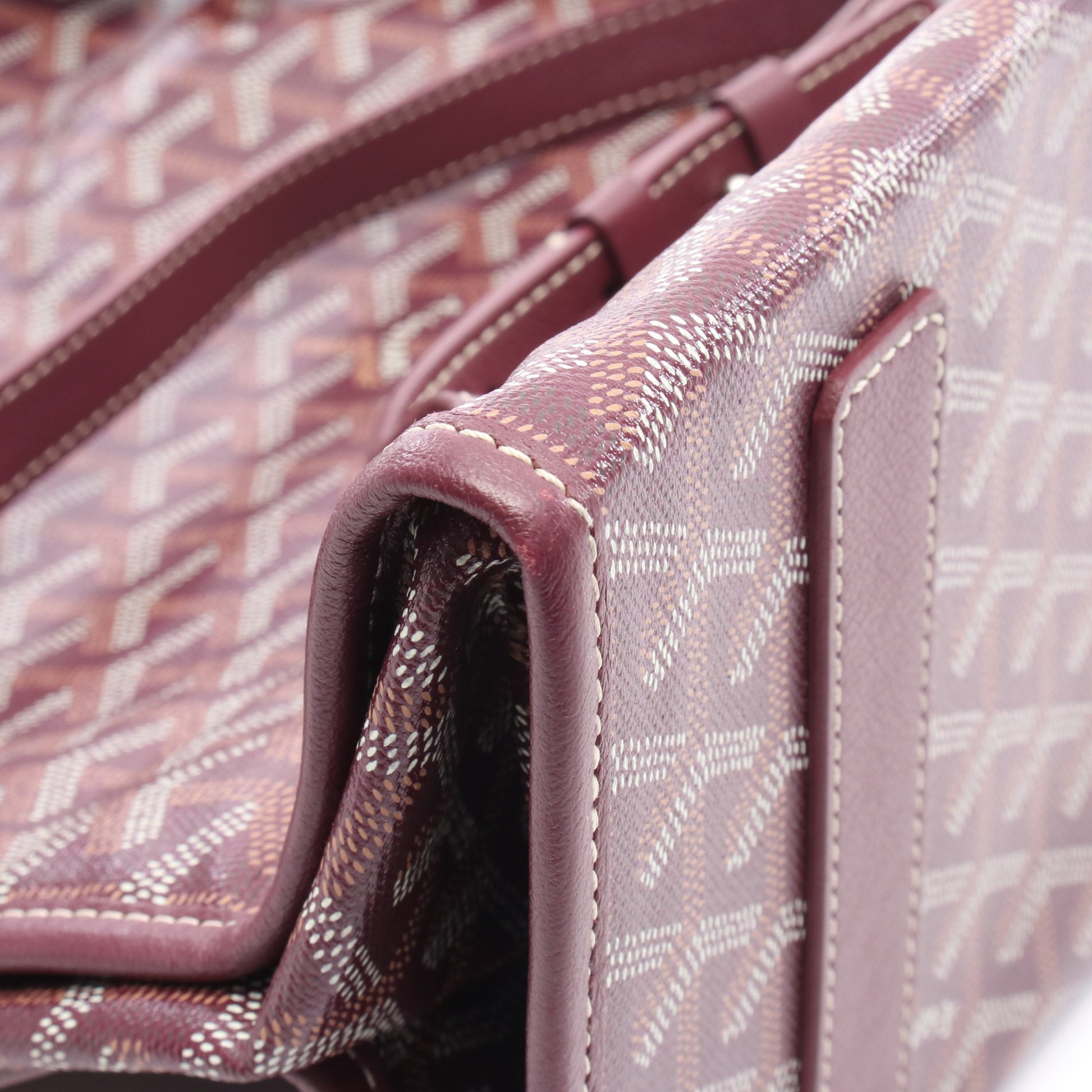 サンレジェ バックパック リュックサック コーティングキャンバス バーガンディ ゴヤール バッグ GOYARD