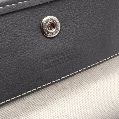 サンルイPM ハンドバッグ トートバッグ コーティングキャンバス レザー グレー ゴヤール バッグ GOYARD