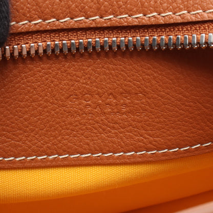 ヒロンデル ショルダーバッグ コーティングキャンバス レザー ブラウン ブラック ゴヤール バッグ GOYARD
