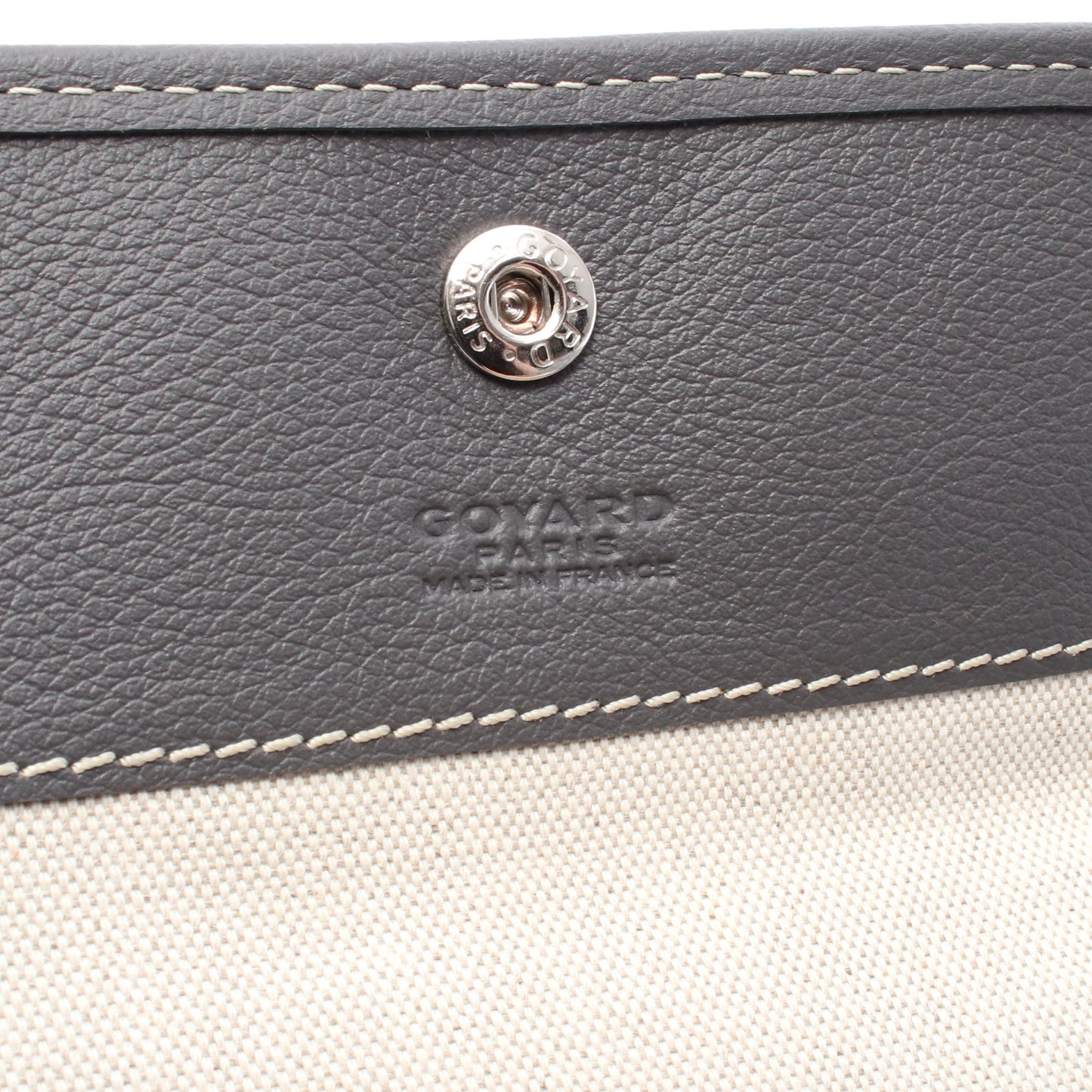 サンルイPM ハンドバッグ トートバッグ コーティングキャンバス レザー グレー ゴヤール バッグ GOYARD