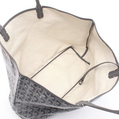 サンルイPM ハンドバッグ トートバッグ コーティングキャンバス レザー グレー ゴヤール バッグ GOYARD
