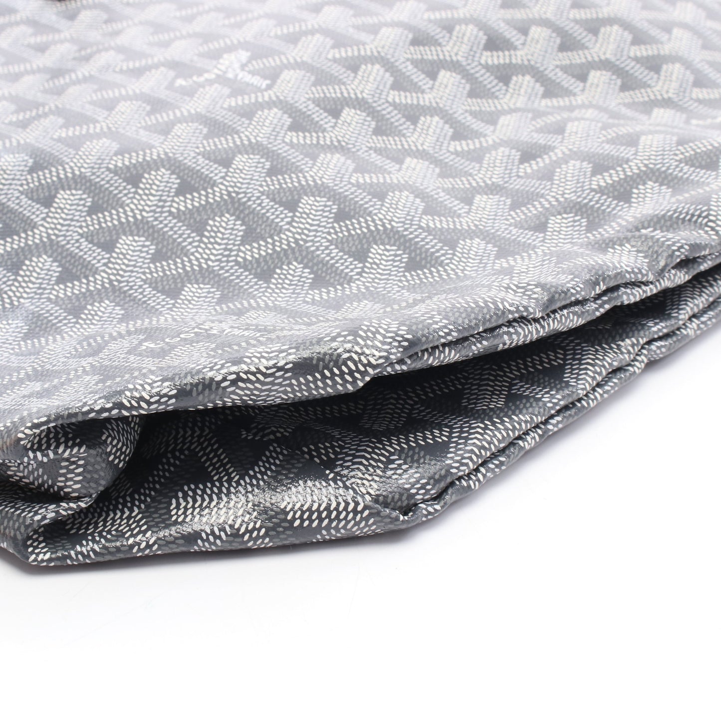 サンルイPM ハンドバッグ トートバッグ コーティングキャンバス レザー グレー ゴヤール バッグ GOYARD