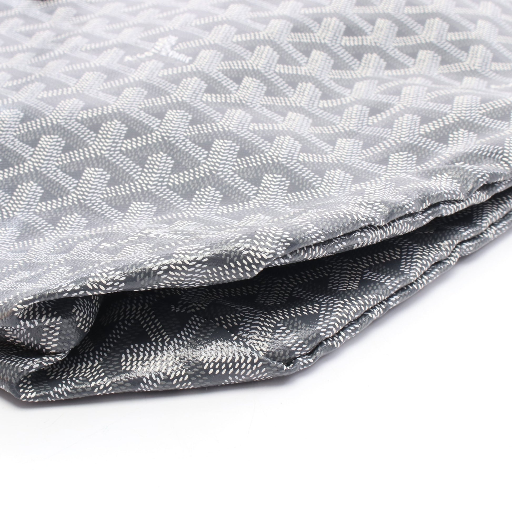 サンルイPM ハンドバッグ トートバッグ コーティングキャンバス レザー グレー ゴヤール バッグ GOYARD