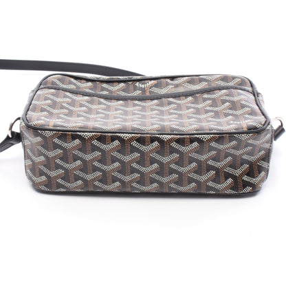 カップヴェールPM ショルダーバッグ コーティングキャンバス レザー ブラウン ブラック ゴヤール バッグ GOYARD
