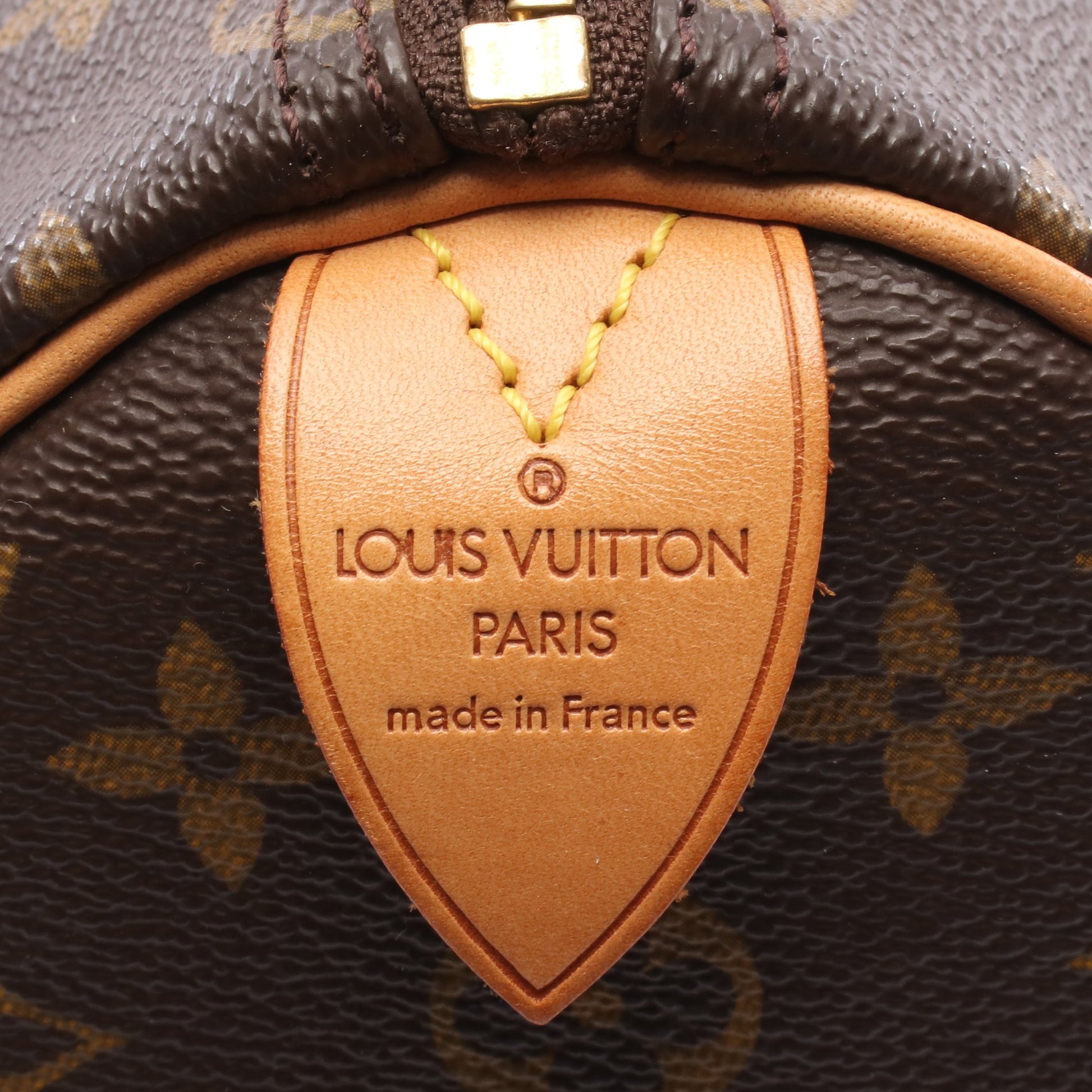 スピーディ35 モノグラム ハンドバッグ PVC レザー ブラウン ルイヴィトン バッグ LOUIS VUITTON
