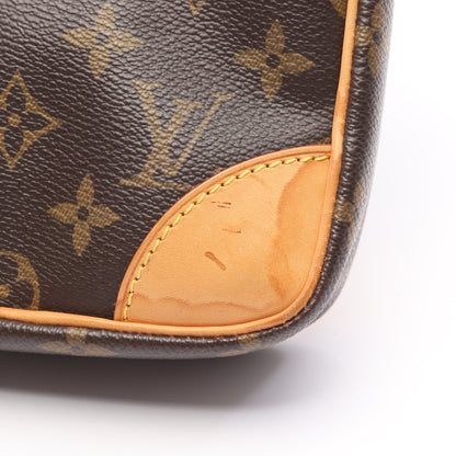 ダヌーブ モノグラム ショルダーバッグ PVC レザー ブラウン ルイヴィトン バッグ LOUIS VUITTON