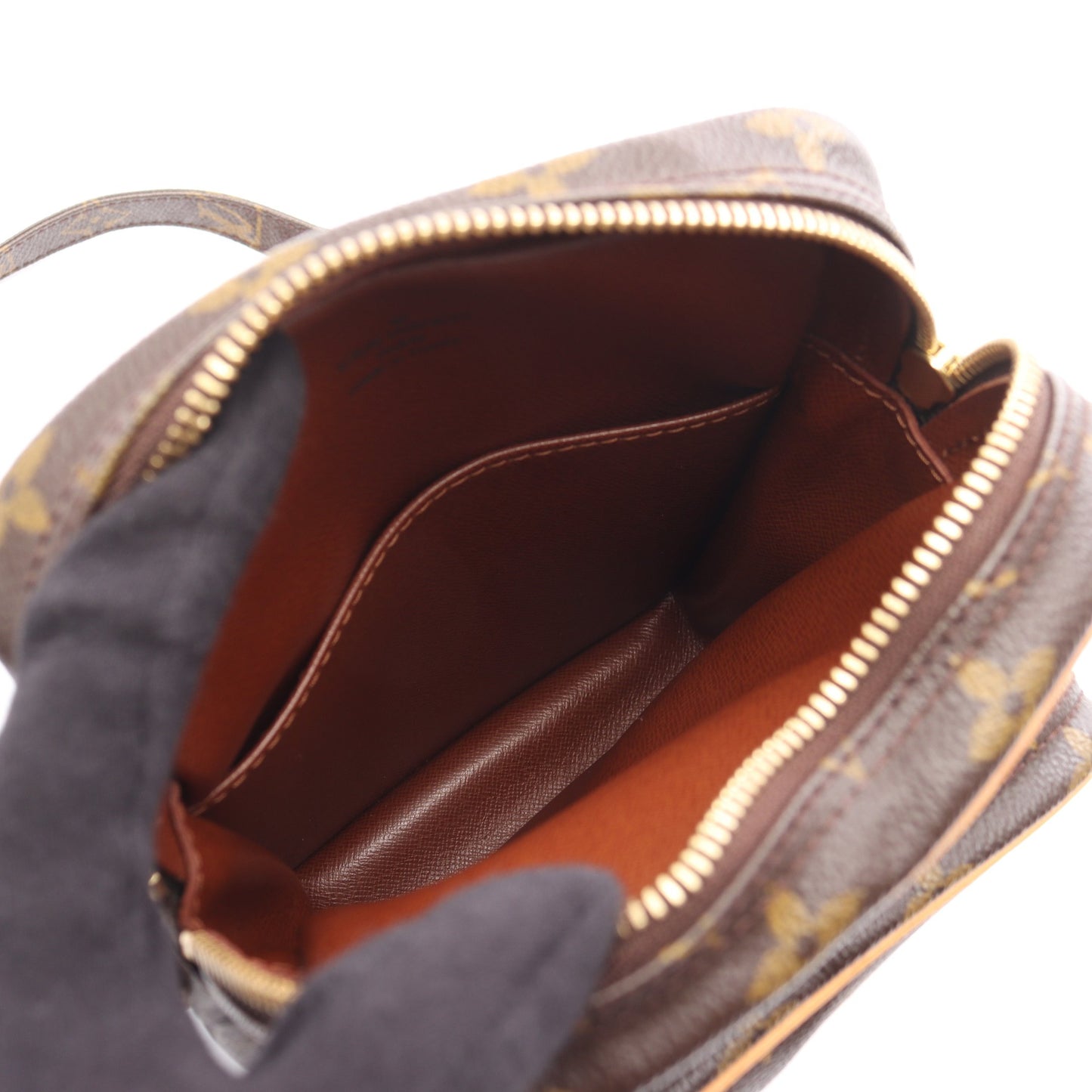 アマゾン モノグラム ショルダーバッグ PVC レザー ブラウン ルイヴィトン バッグ LOUIS VUITTON