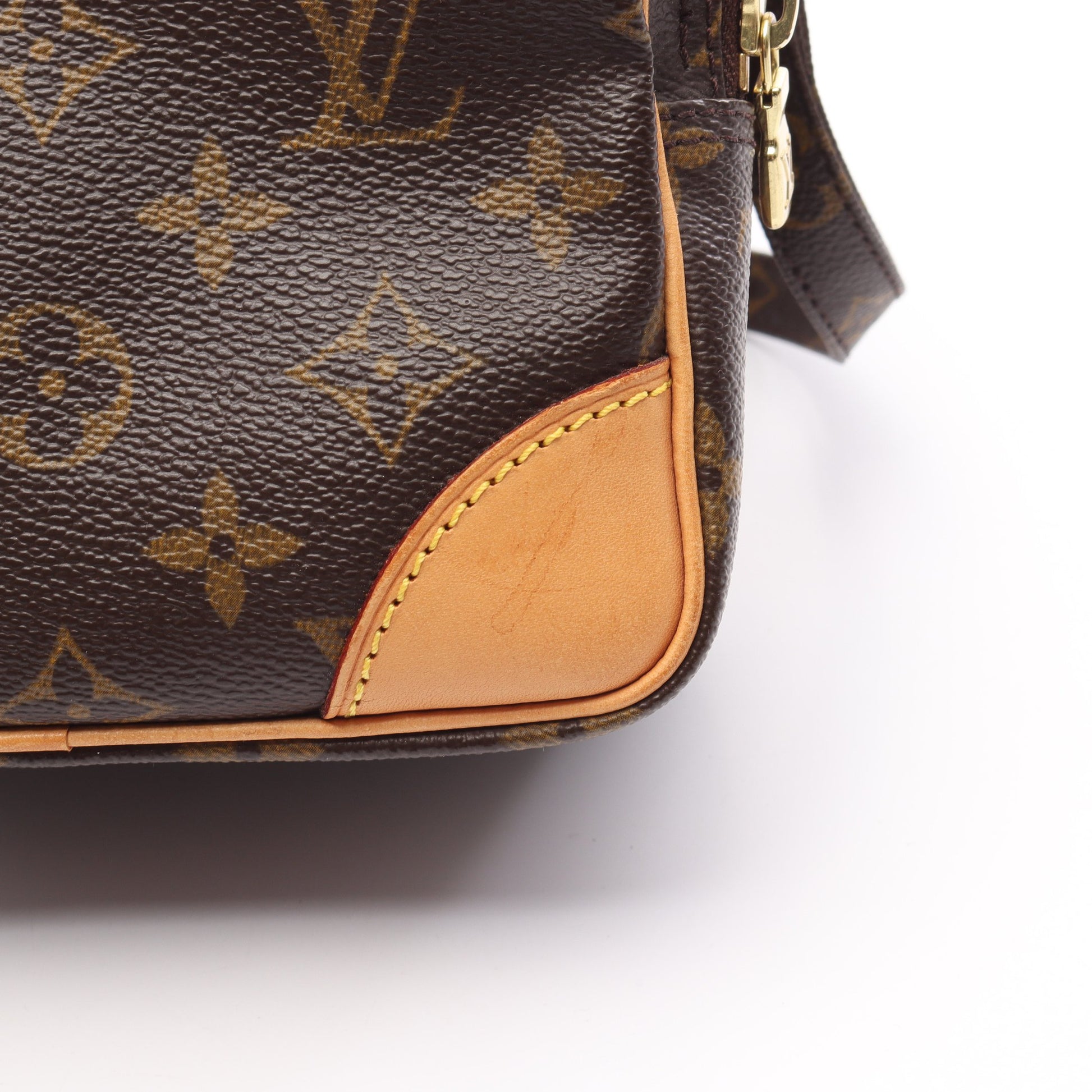 アマゾン モノグラム ショルダーバッグ PVC レザー ブラウン ルイヴィトン バッグ LOUIS VUITTON