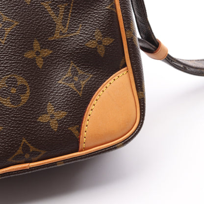 アマゾン モノグラム ショルダーバッグ PVC レザー ブラウン ルイヴィトン バッグ LOUIS VUITTON
