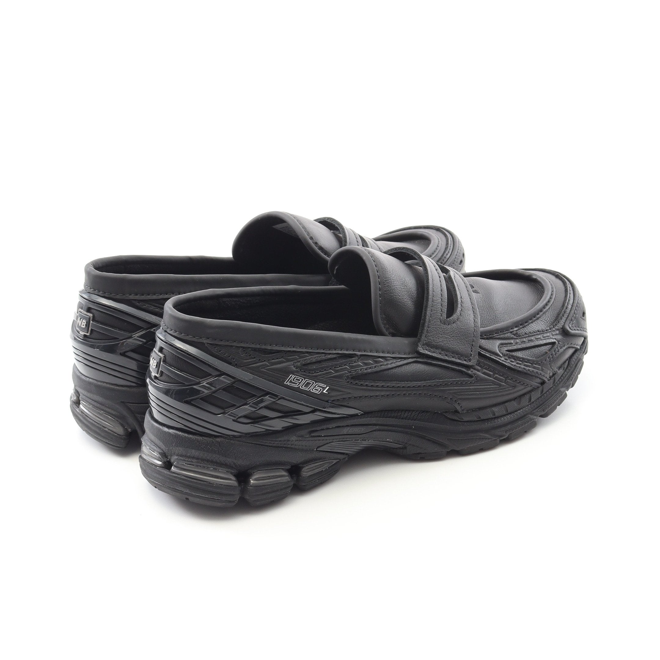 1906L スニーカー ローファー レザー ブラック ニューバランス – RECLO