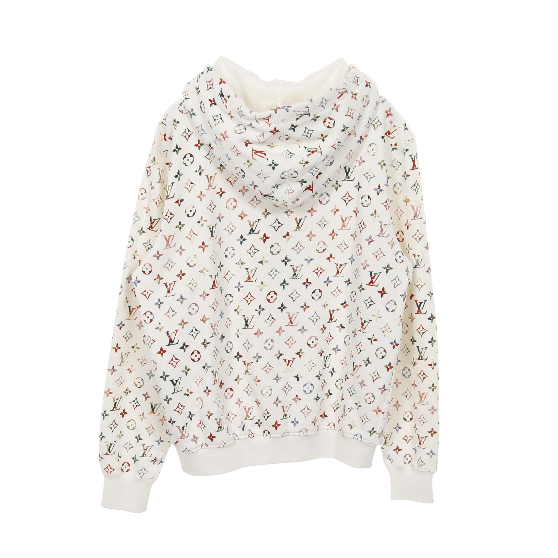 ヴィンテージフラワー モノグラム ジップアップパーカー