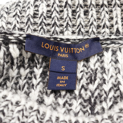 ニットワンピース ウール ホワイト ブラック ルイヴィトン ワンピース LOUIS VUITTON