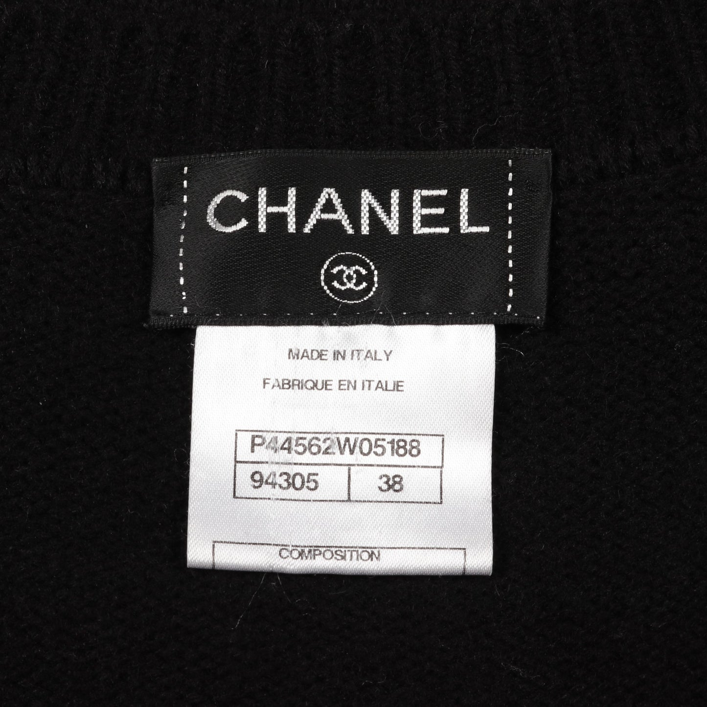 ココマーク ロング ジャケット 切替 ウール ラムスキン ブラック ニット シャネル アウター CHANEL
