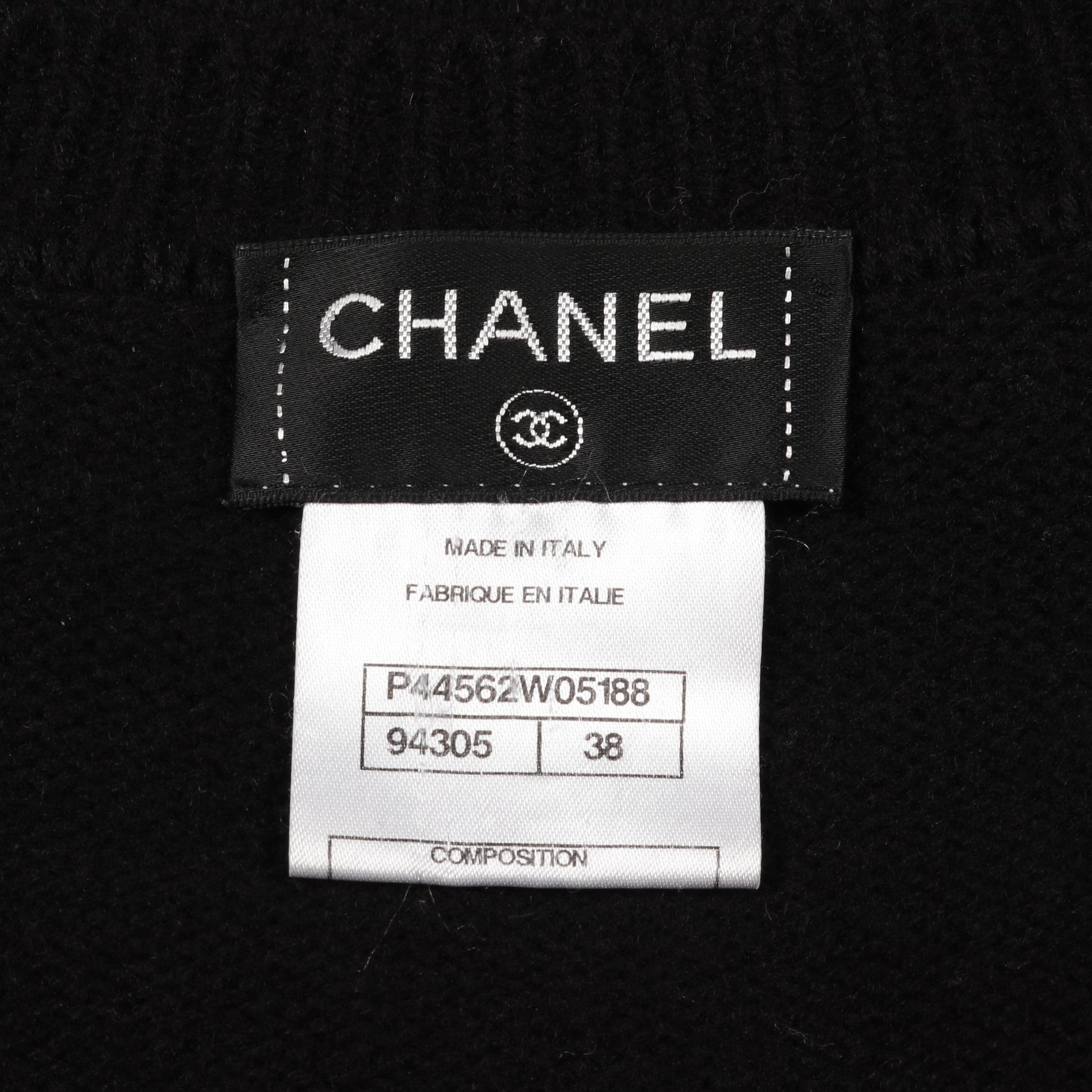 ココマーク ロング ジャケット 切替 ウール ラムスキン ブラック ニット シャネル アウター CHANEL