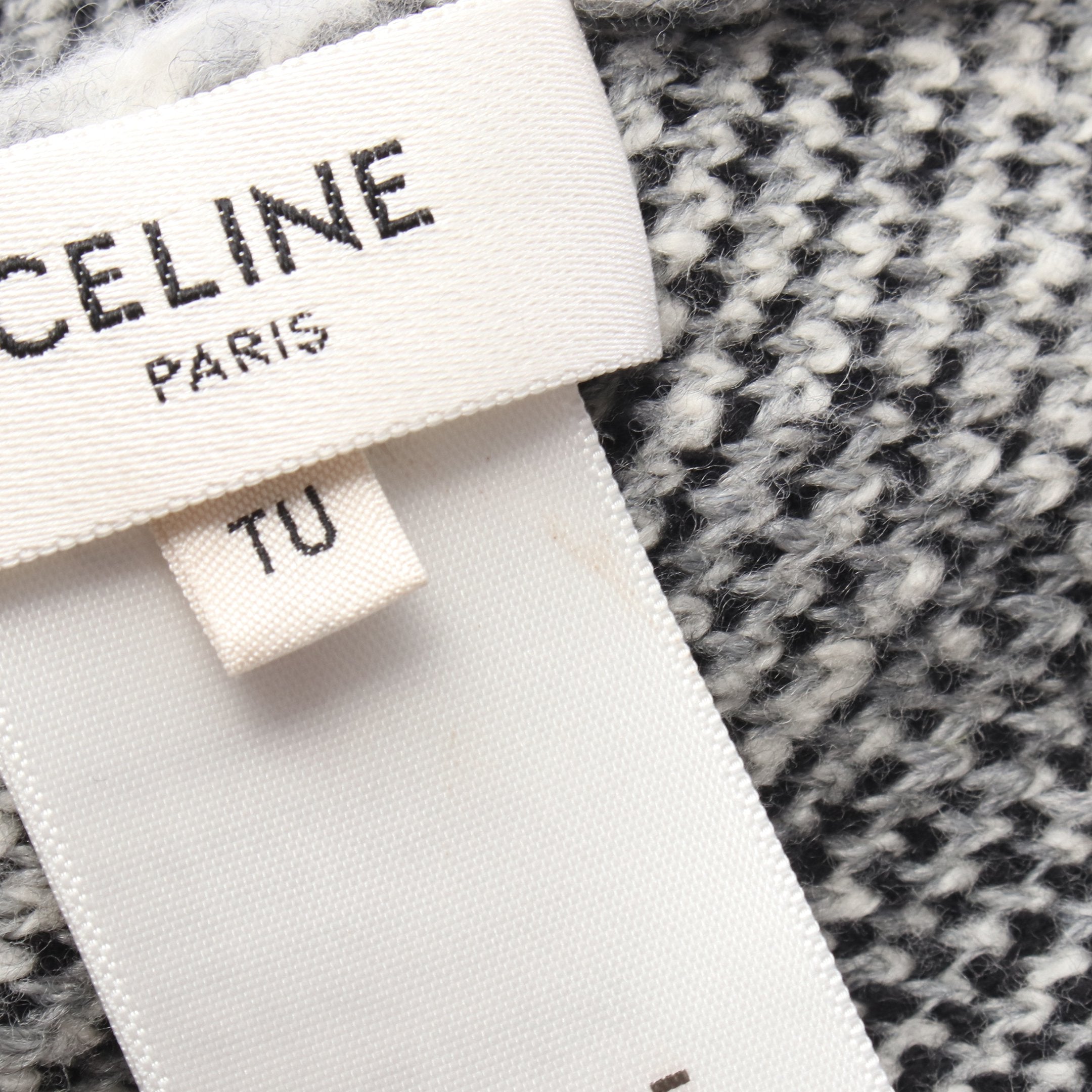 CELINE × エイミードリアン ジャガード ビーニー コットン ウール
