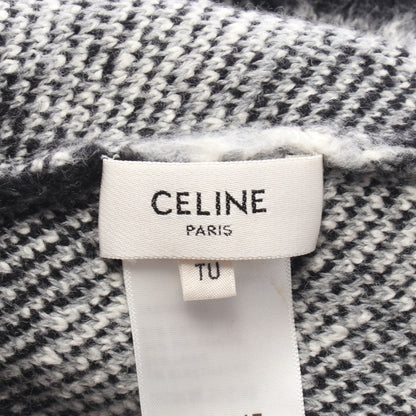CELINE × エイミードリアン ジャガード ビーニー コットン ウール ブラック ホワイト グレー セリーヌ 財布・小物 CELINE
