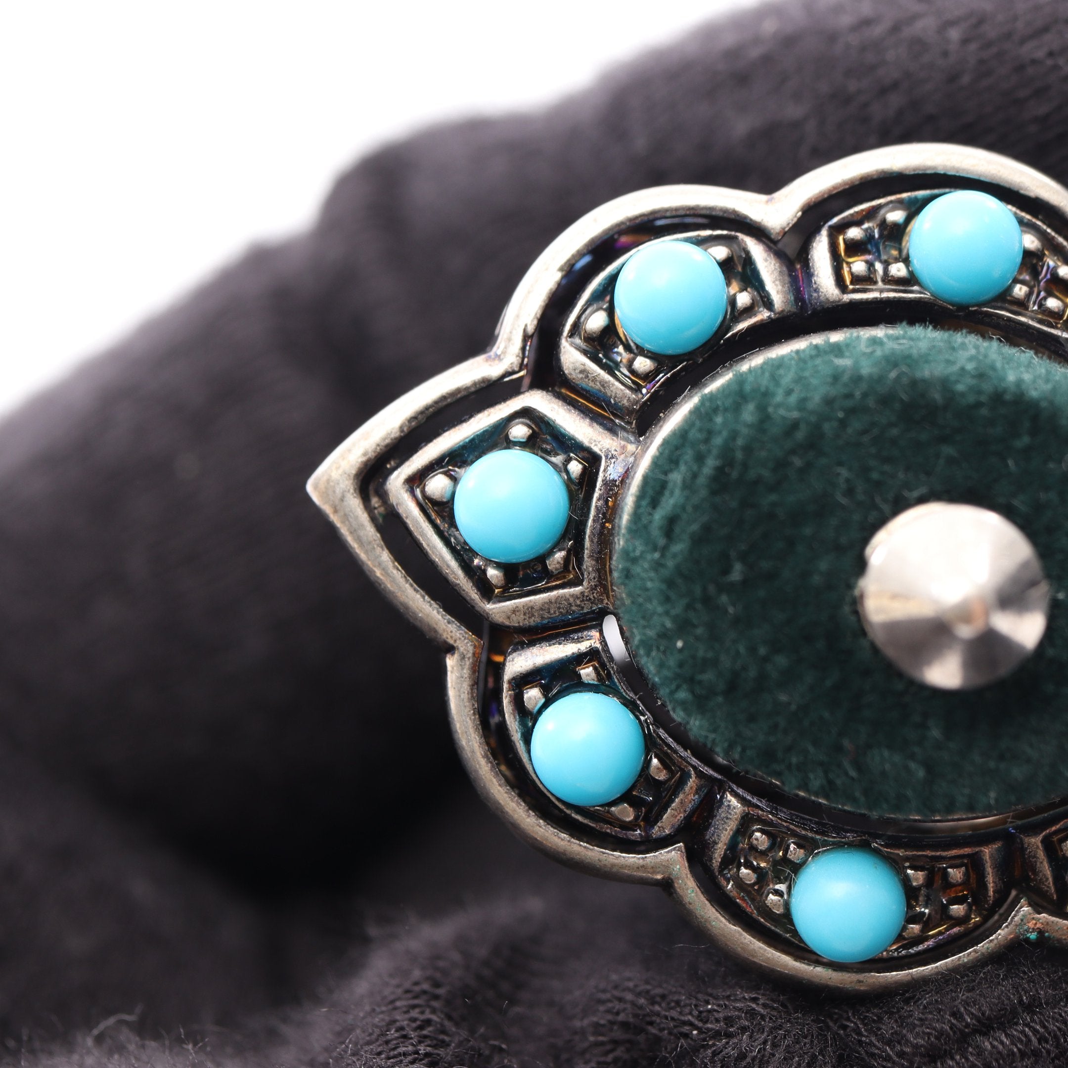 リング 指輪 ターコイズ シルバー ターコイズブルー グッチ – RECLO