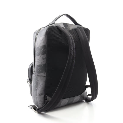 LOUIS VUITTON × NIGO モジュラー モノグラムストライプエクリプス バックパック リュックサック PVC レザー ブラック グレー ルイヴィトン バッグ LOUIS VUITTON
