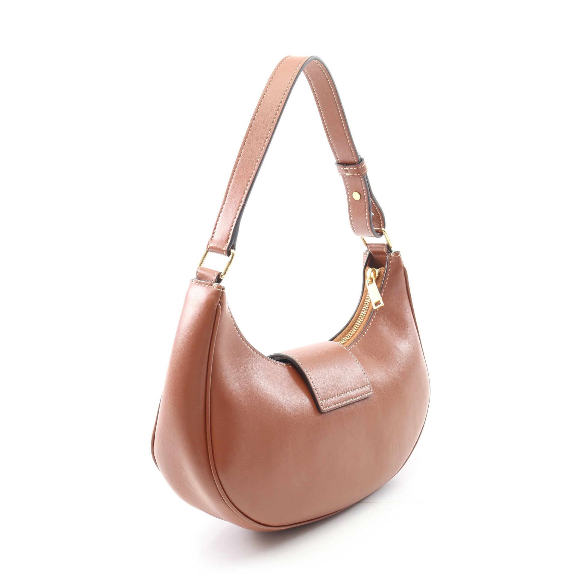 AVA アヴァ トリオンフ ミディアム ワンショルダーバッグ レザー ブラウン セリーヌ バッグ CELINE