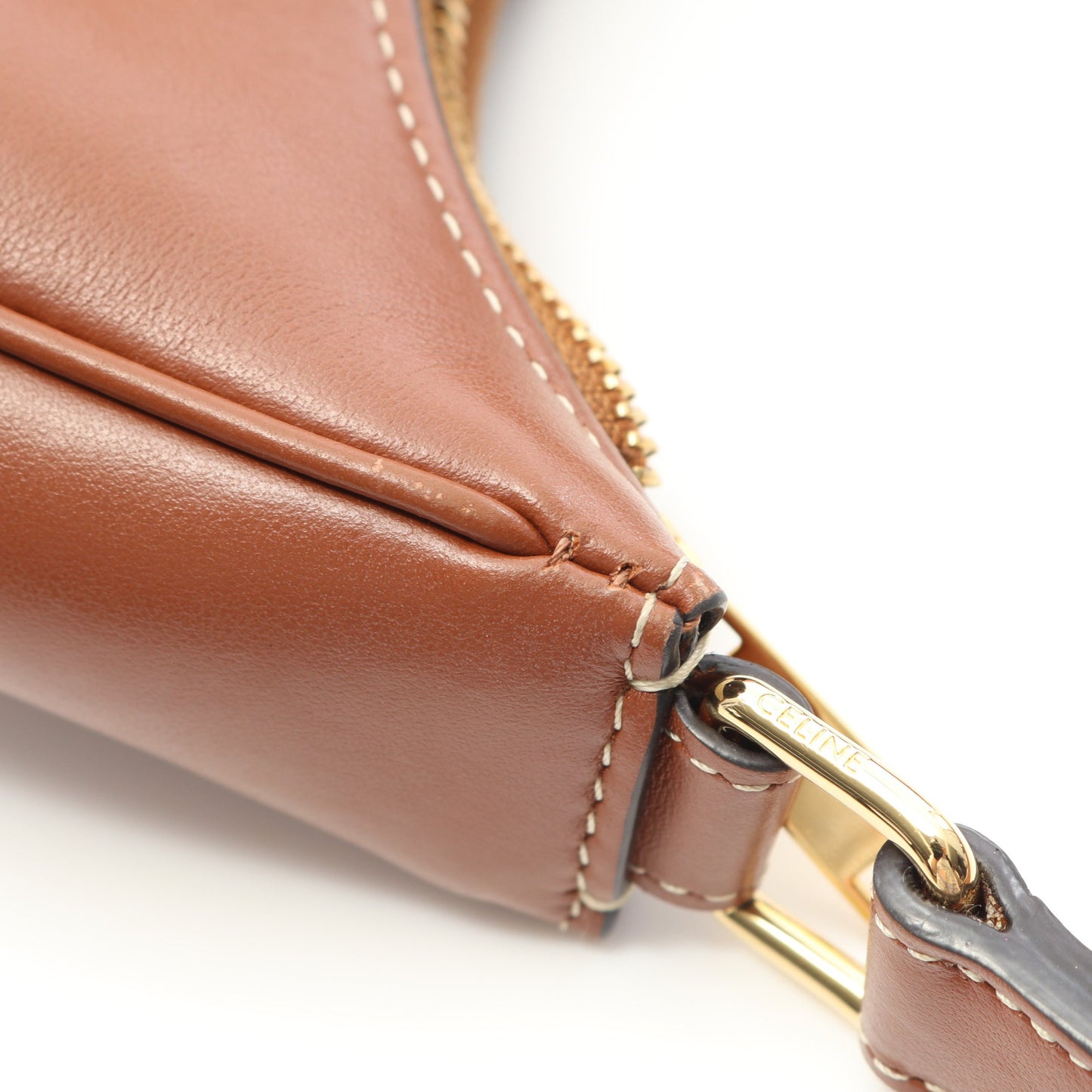 AVA アヴァ トリオンフ ミディアム ワンショルダーバッグ レザー ブラウン セリーヌ バッグ CELINE