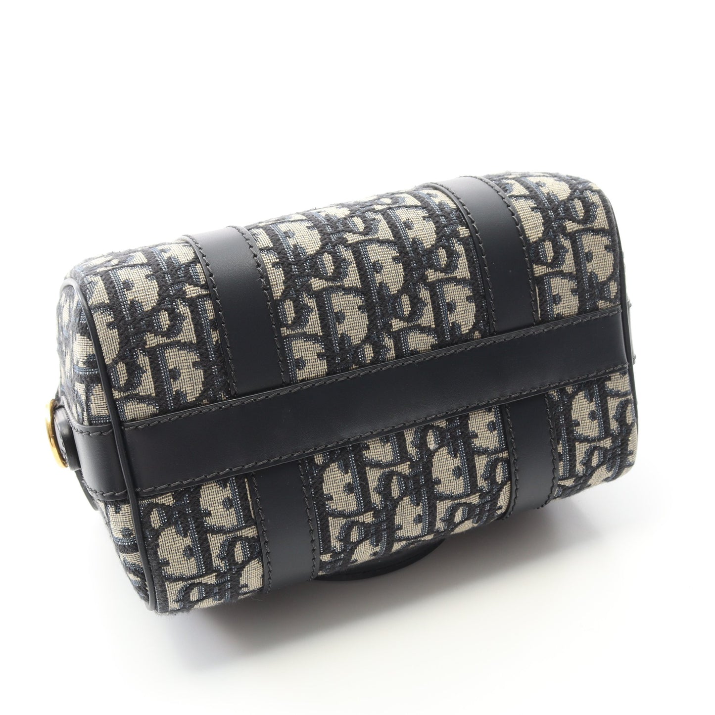 グルーヴ 20 スモール ハンドバッグ キャンバス レザー アイボリー ネイビー 2WAY クリスチャンディオール バッグ Christian Dior