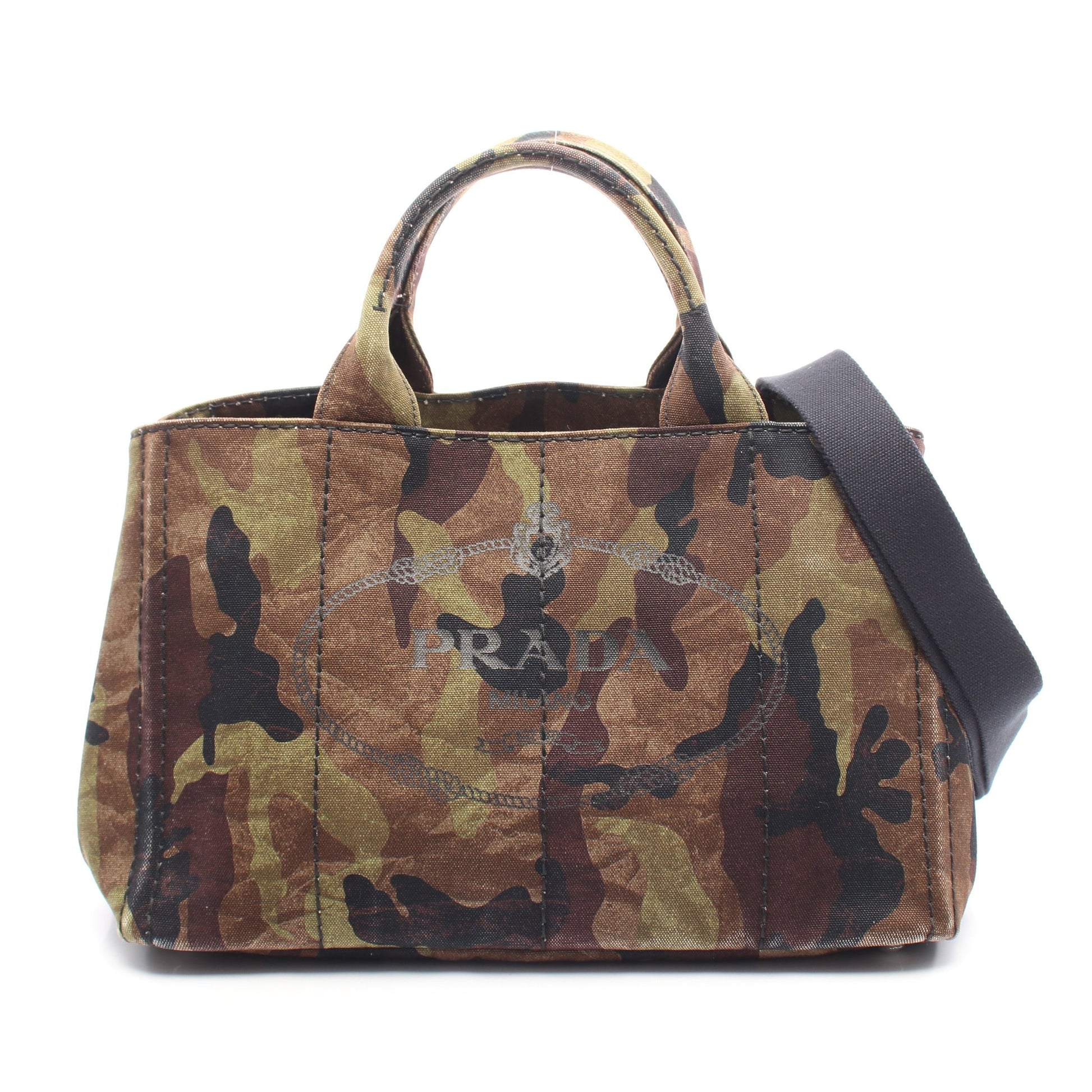 CANAPA カナパ ハンドバッグ トートバッグ カモフラージュ キャンバス  