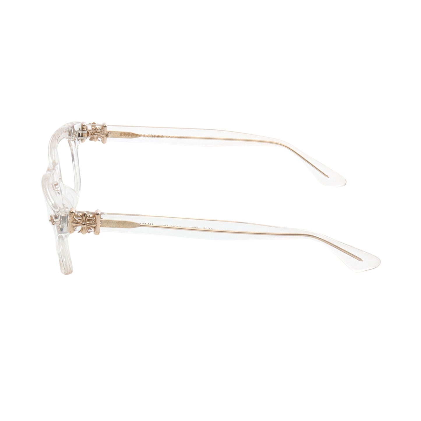 VAGILANTE CRYSTAL メガネ 眼鏡 SV925 クリア ゴールド クロムハーツ