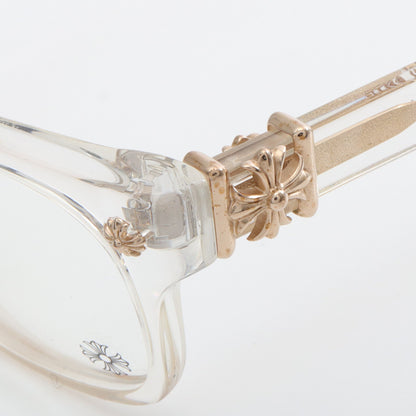 VAGILANTE CRYSTAL メガネ 眼鏡 SV925 クリア ゴールド クロムハーツ