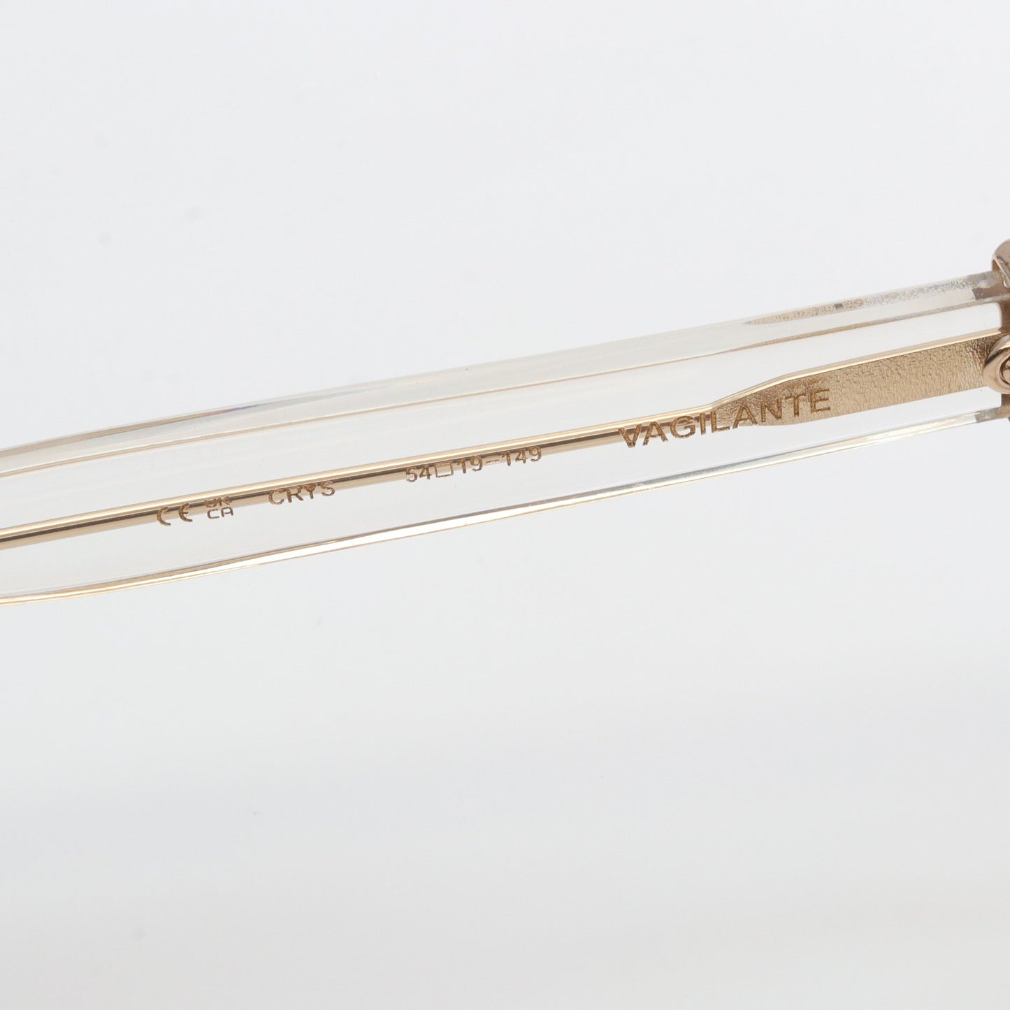 VAGILANTE CRYSTAL メガネ 眼鏡 SV925 クリア ゴールド クロムハーツ