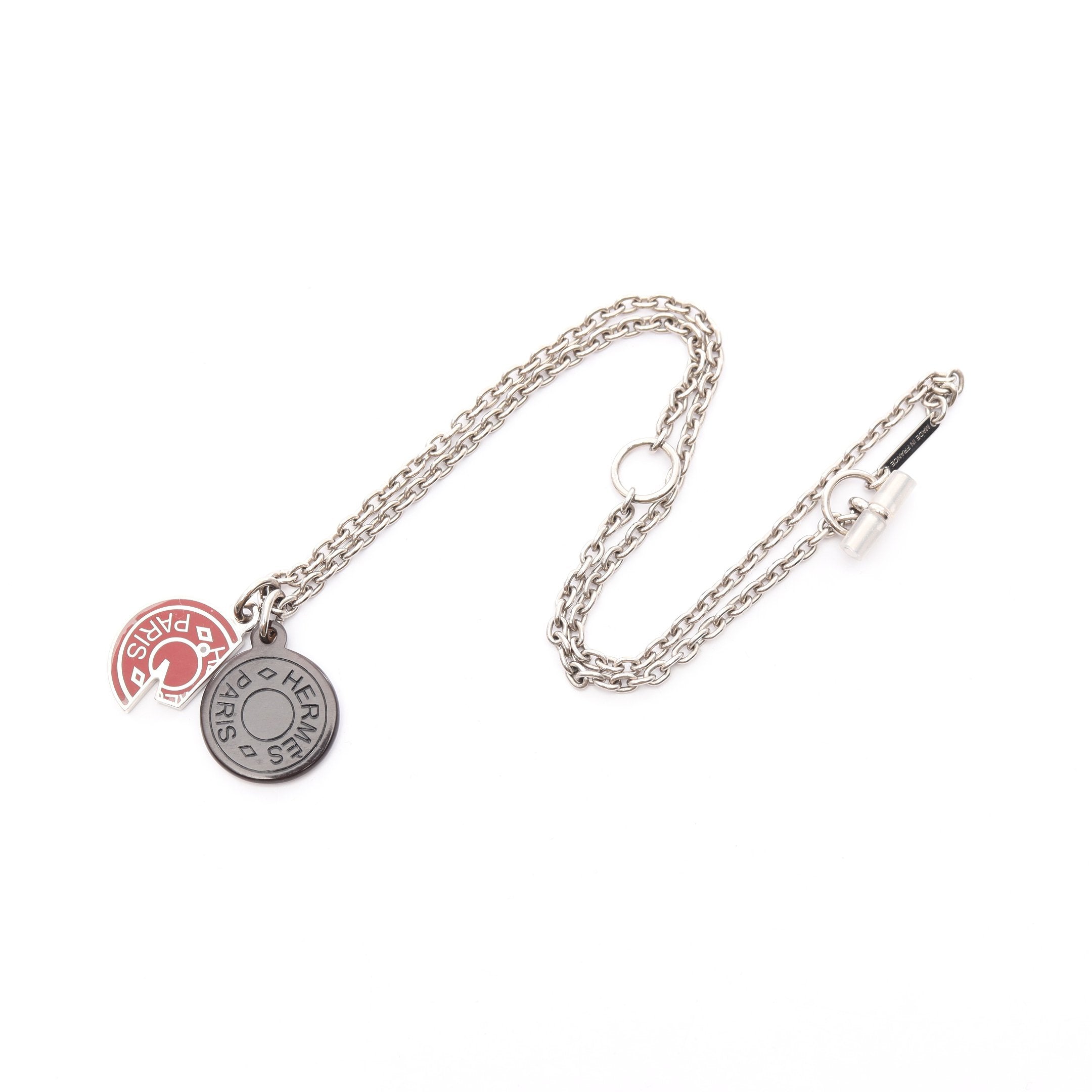 エルメス HERMES バッファローホーン×シルバー ネックレス エルメス HERMES バッファローホーン×シルバー ネックレス