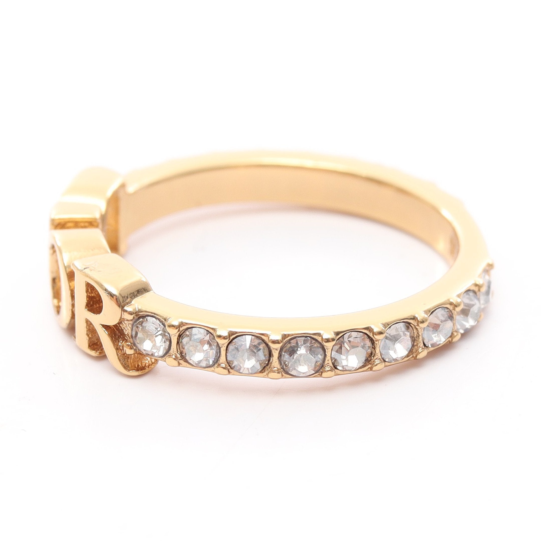 Dior Dio(r)evolution ロゴ入り ゴールドリング 指輪 ☆人気の