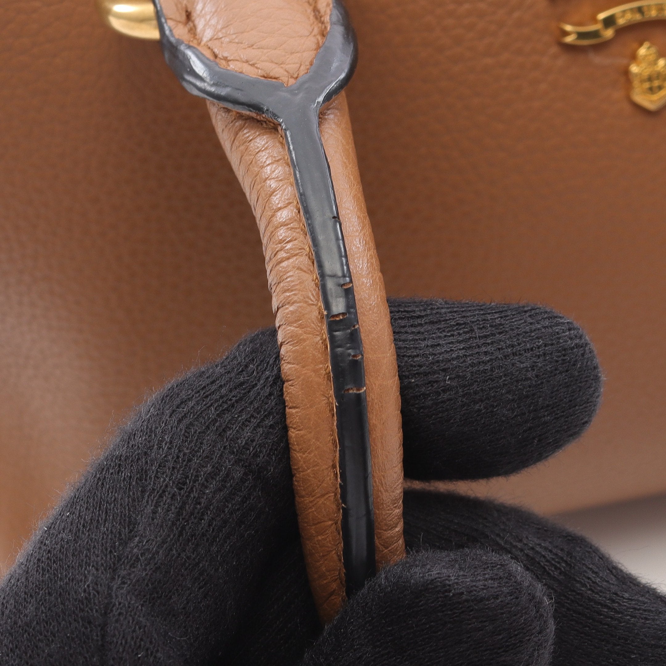 PRADA 2WAYバッグ レザー ブラウン ハンドバッグ レザー ブラウン 2WAY プラダ – RECLO