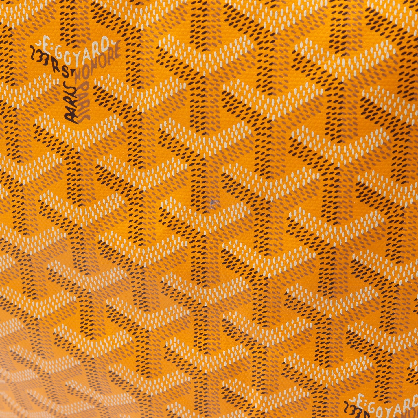 サンルイGM ハンドバッグ トートバッグ コーティングキャンバス レザー イエロー ブラック ゴヤール バッグ GOYARD