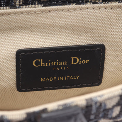 SADDLE サドル オブリーク ハンドバッグ キャンバス レザー ネイビー ベージュ クリスチャンディオール バッグ Christian Dior