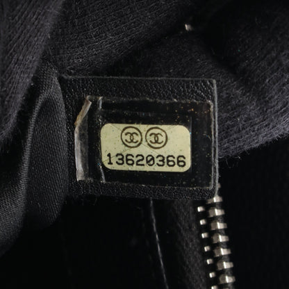 マトラッセ グランドショッピング GST チェーンショルダーバッグ チェーントートバッグ キャビアスキン ブラック シルバー金具 シャネル バッグ CHANEL