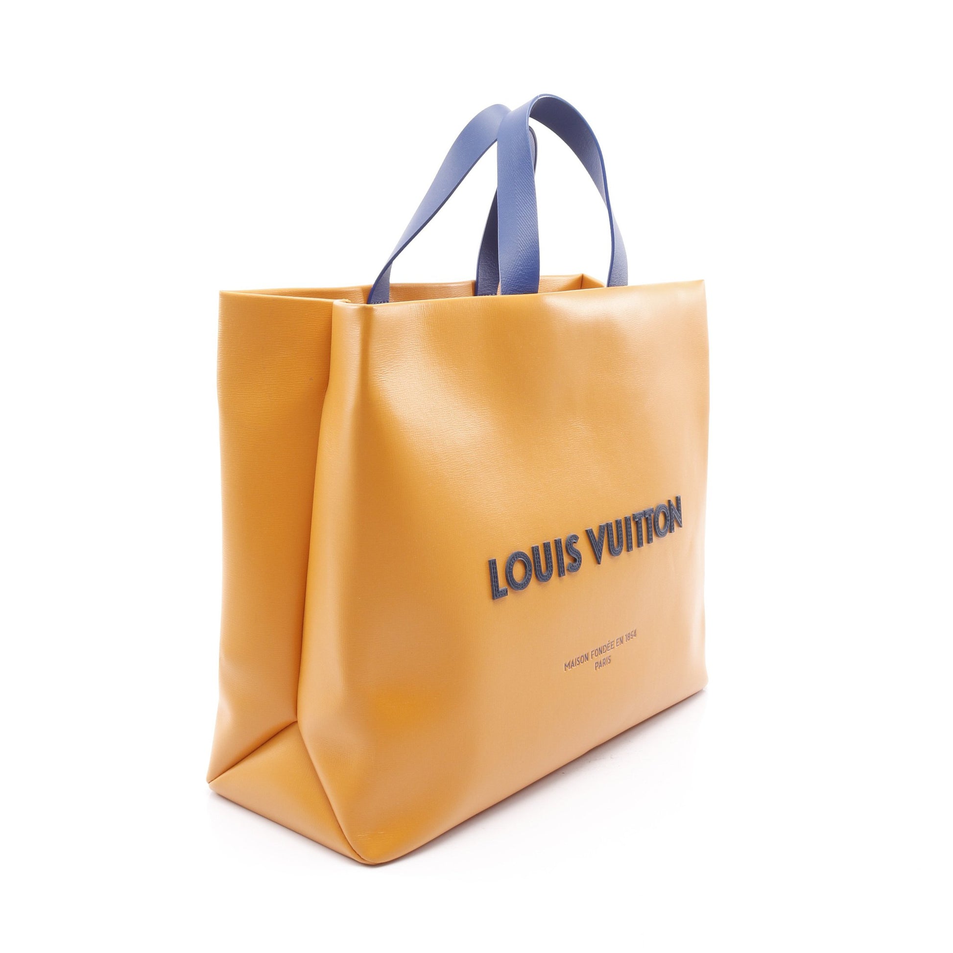 ショッパー トート MM サフラン ハンドバッグ トートバッグ レザー オレンジ 2WAY ルイヴィトン バッグ LOUIS VUITTON