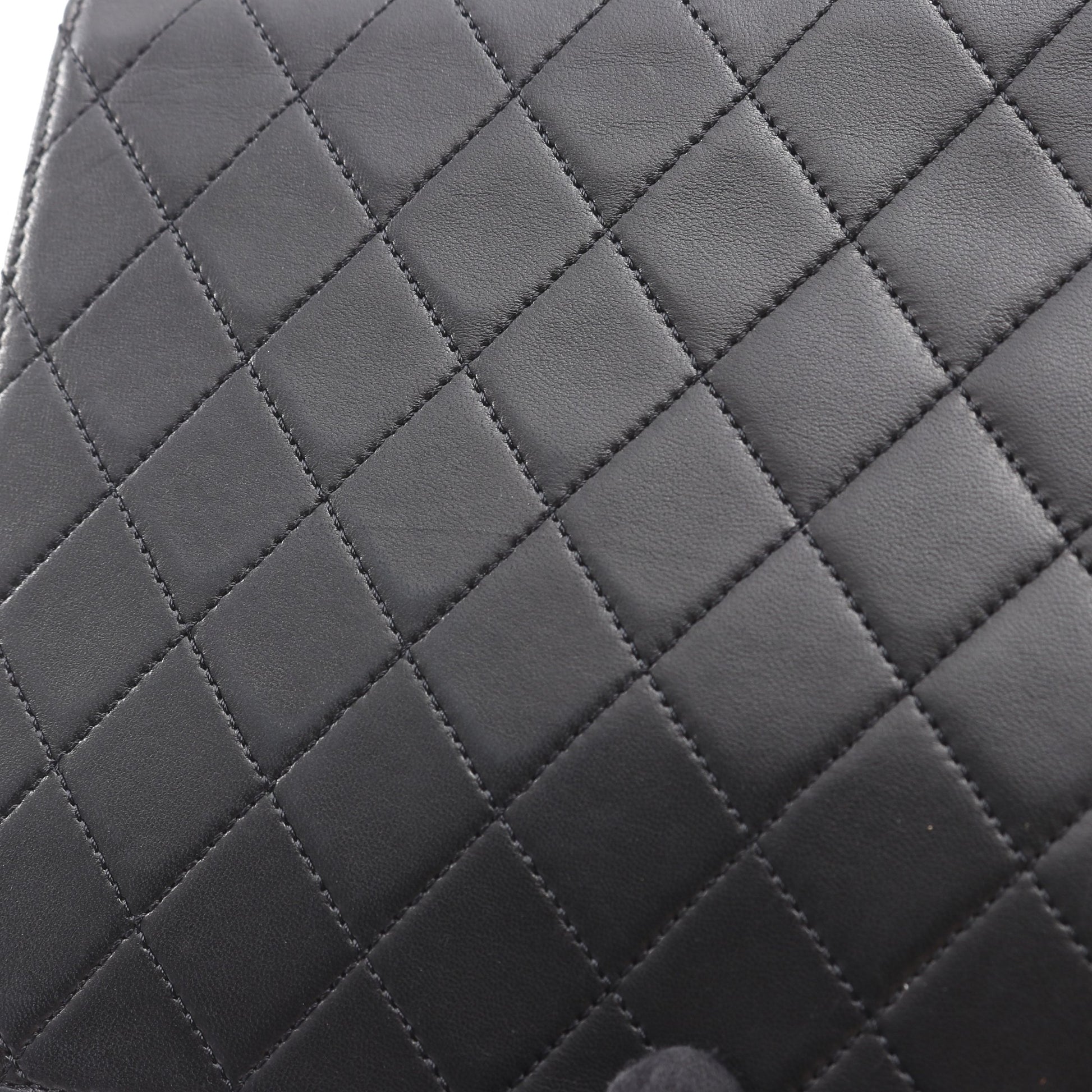 マトラッセ シングルフラップ チェーンショルダーバッグ ラムスキン ブラック ゴールド金具 シャネル バッグ CHANEL