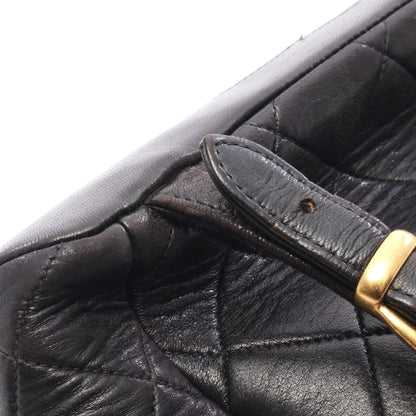 マトラッセ バックパック リュックサック ラムスキン ブラック ゴールド金具 シャネル バッグ CHANEL