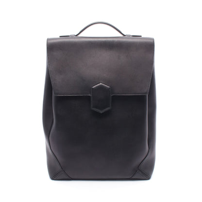 フラッシュ バックパック リュックサック エバーグレイン ブラック シルバー金具 C刻印 エルメス バッグ HERMES